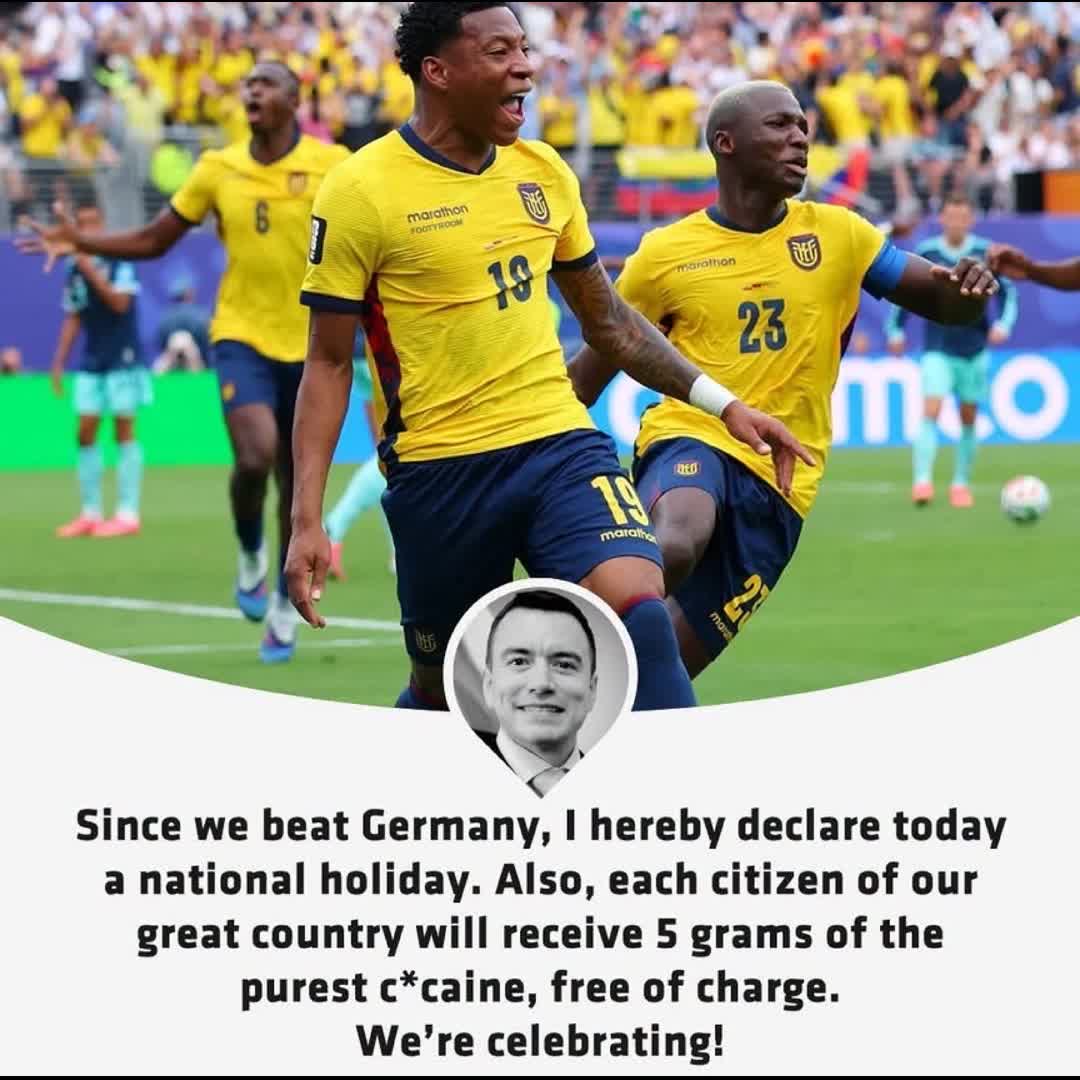 Post by Olayiwola James: #Ecuador #Germany #Fifa # Worldcup #buzzer #viral #fyp #sports #Daily #football #buzzer_fan_official #soccer...