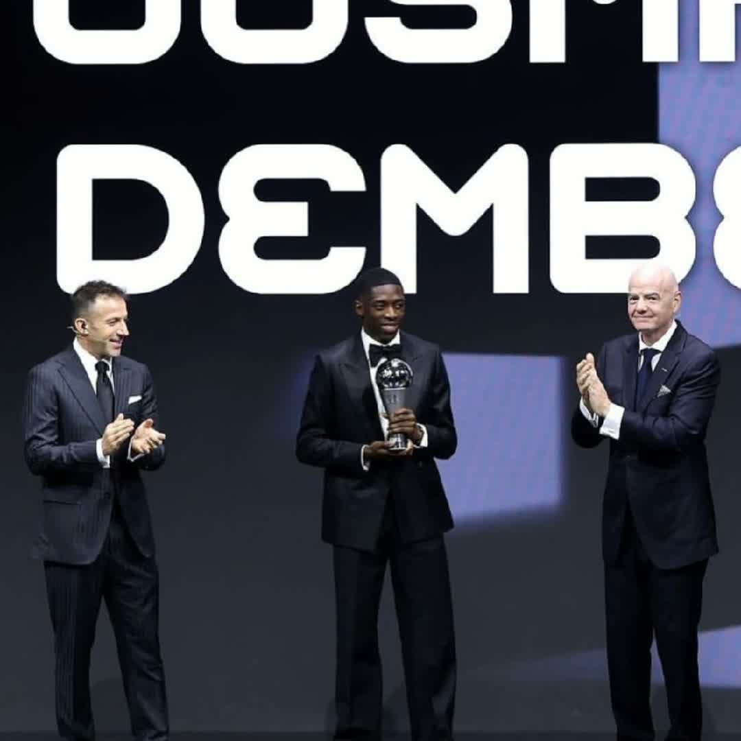 Post by Football MatchZone: OFFICIAL: OUSMANE DEMBELE WINS FIFA THE BEST AWARD FOR 2025! @abebechargago @football2 @natiman4344 @ethioba...