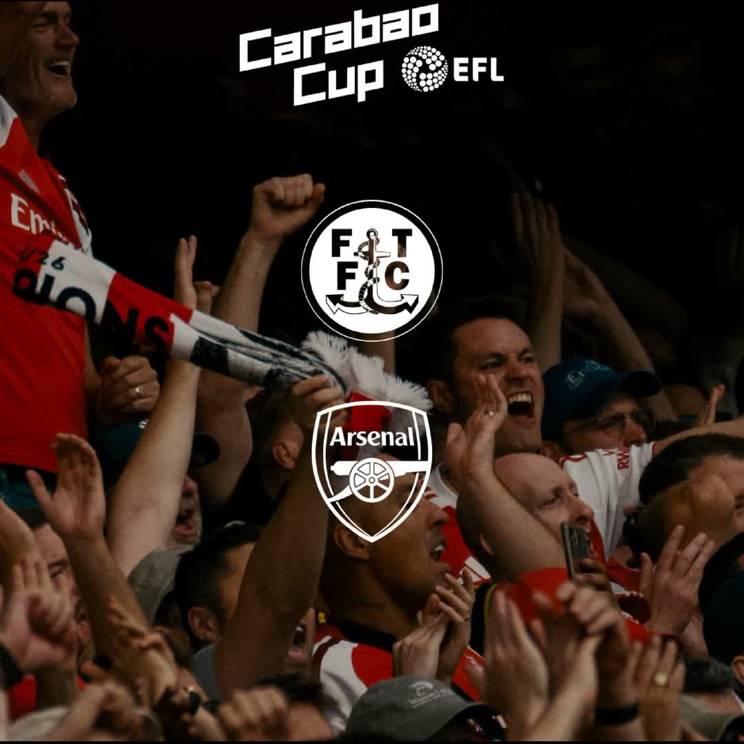 Post by Hrvoje Bugarin: We will face Fleetwood Town in the Carabao Cup Fourth Round 🔗 https://arsn.al/PxMJnsJ #buzzer #viral #fyp #sports...