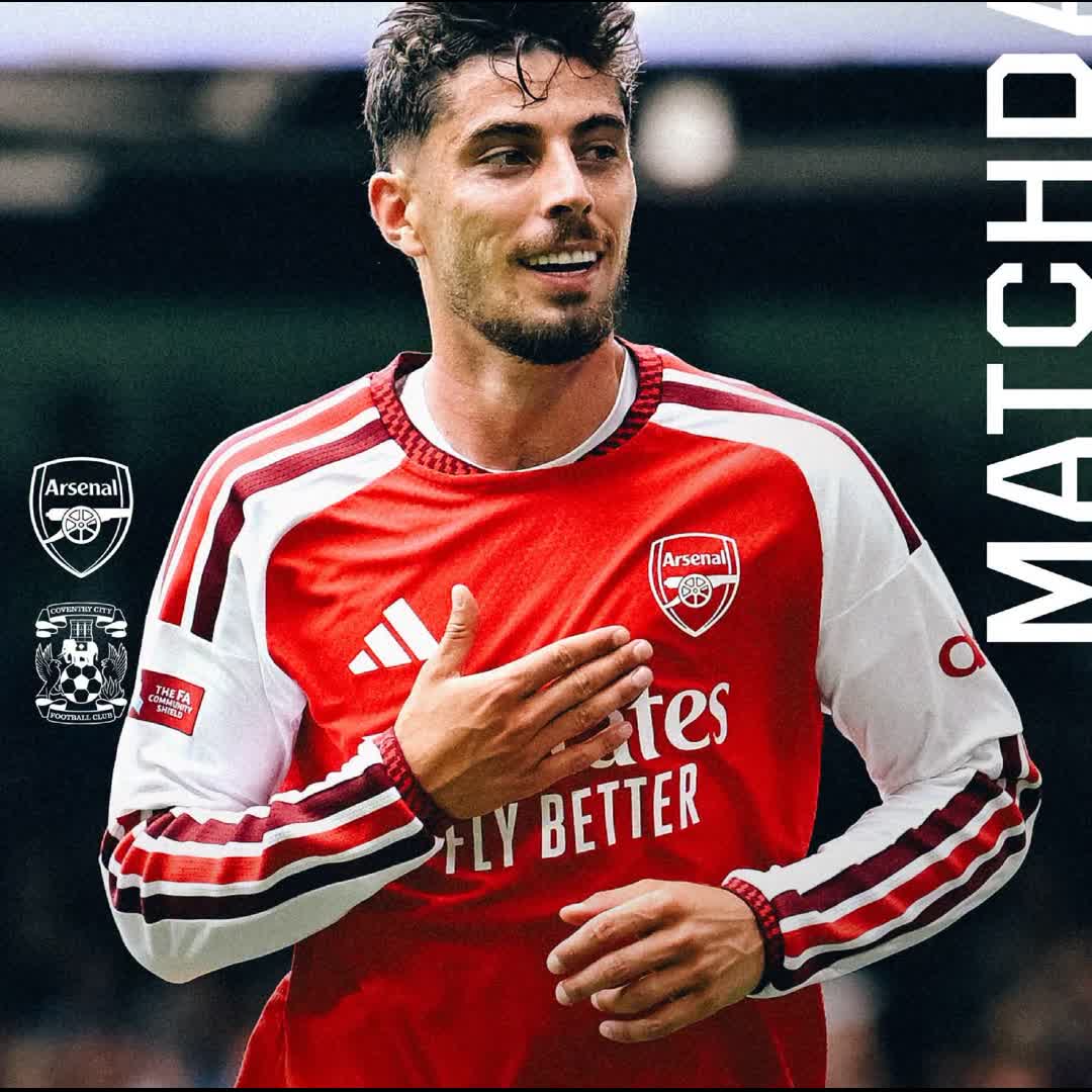 Post by Hrvoje Bugarin: 🔴 𝗠𝗔𝗧𝗖𝗛𝘿𝘼𝙔 ⚪️ 🆚 Coventry City 🕗 8pm (UK) 🏆 Premier League 🏟️ Emirates Stadium #buzzer #viral #sports...