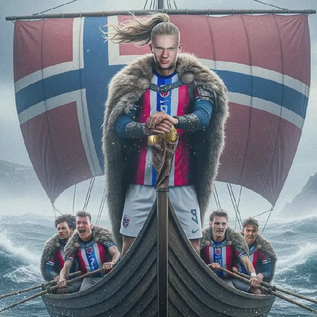 Post by Asogwa Jude Chikwado: Haaland is taking 🇳🇴 Norway to the world 🌍 cup since 1998 That is great #buzzer #fyp #Daily #viral #sports...
