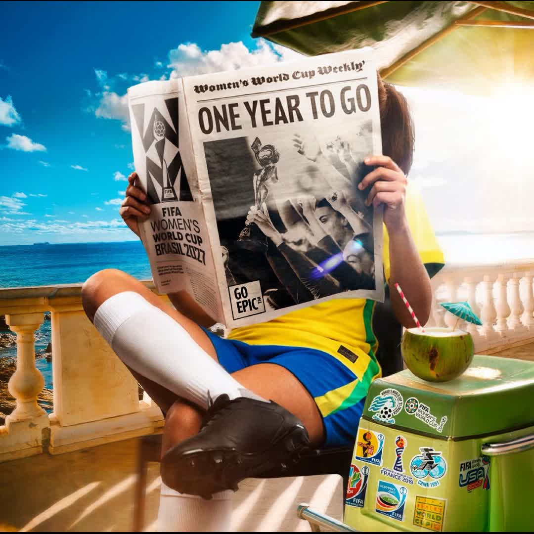 Post by 𝕊𝕡𝕠𝕣𝕥𝕪_ ℍ𝕚𝕘𝕙𝕝𝕚𝕘𝕙𝕥: The countdown is on for FIFA Women’s World Cup Brazil 2027! 🤩 #buzzer #fifaworldcup #FIFAWorldCup2026 #FIFAWCQ2026