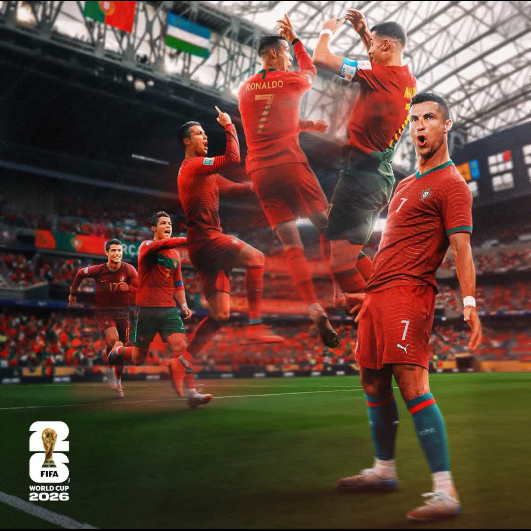 Post by 𝕊𝕡𝕠𝕣𝕥𝕪_ ℍ𝕚𝕘𝕙𝕝𝕚𝕘𝕙𝕥: Cristiano Ronaldo: The first man to score at six FIFA World Cup tournaments.