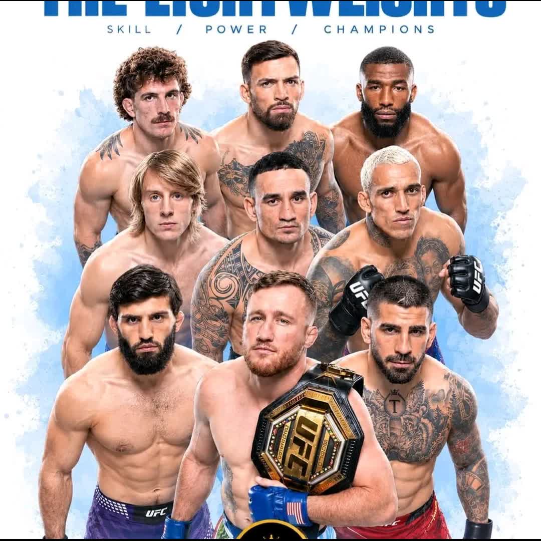 Post by FOYII PAGE: 🔥 Skill, power, and champions collide who truly rules the Lightweight division? #UFC #MMA #Lightweight...