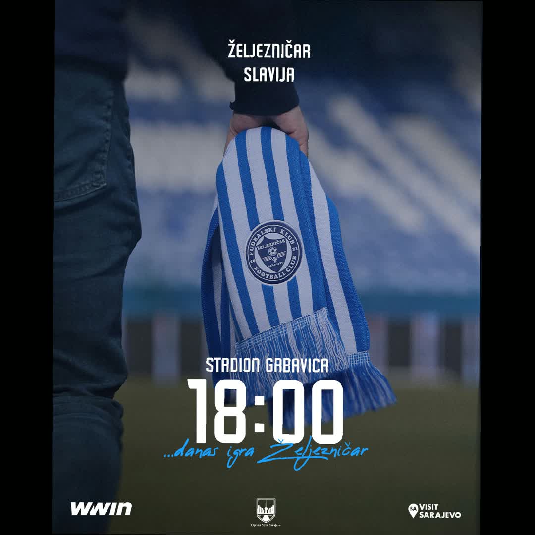 Post by Blue News: Danas igra Željo! 🔵⚪ 🆚 FK Slavija 🏟️ Stadion Grbavica 🏆 1/8 finala Kupa BiH 🕟 18:00 📺 Arena Sport i WWIN...