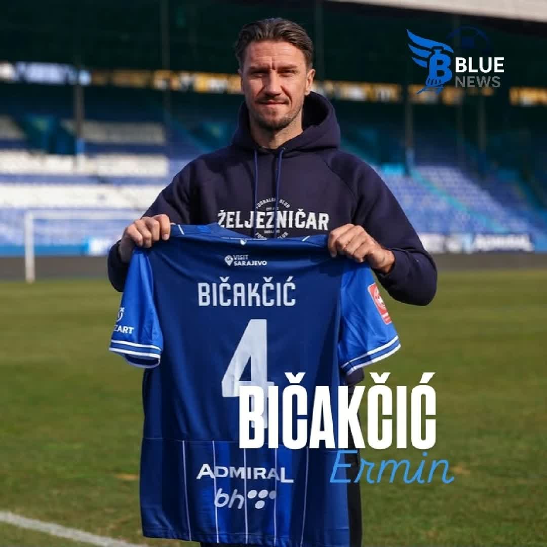 Post by Blue News: Ermin Bičakčić novi fudbaler Željezničara 🔵⚪ Proslavljeni reprezentativac Bosne i Hercegovine Ermin Bičakčić (36)...