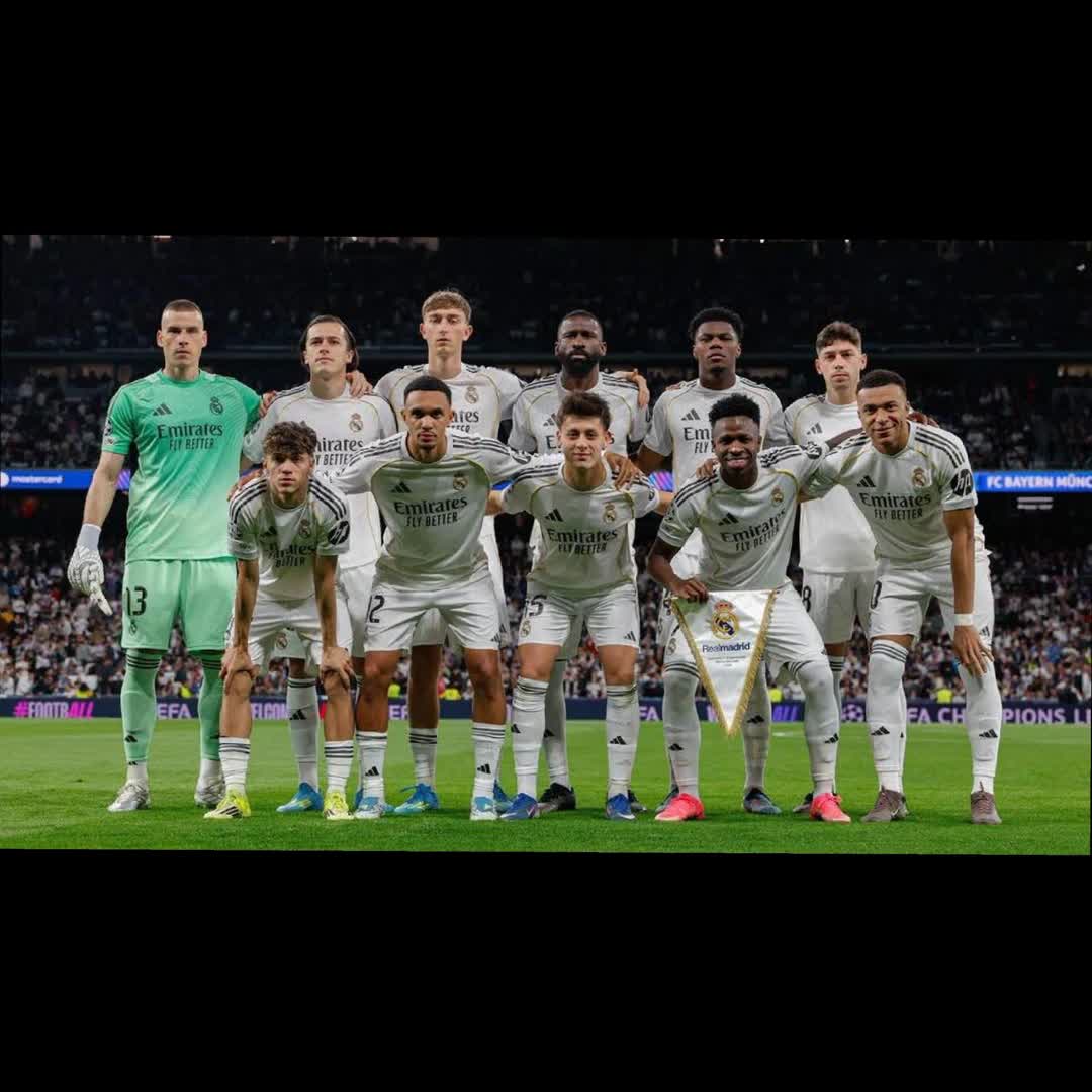 Post by Faruk Rufai: 🚨 𝐎𝐅𝐅𝐈𝐂𝐈𝐀𝐋: Real Madrid players ONE yellow card away from suspension ahead of the second leg in Munich ❌: -...
