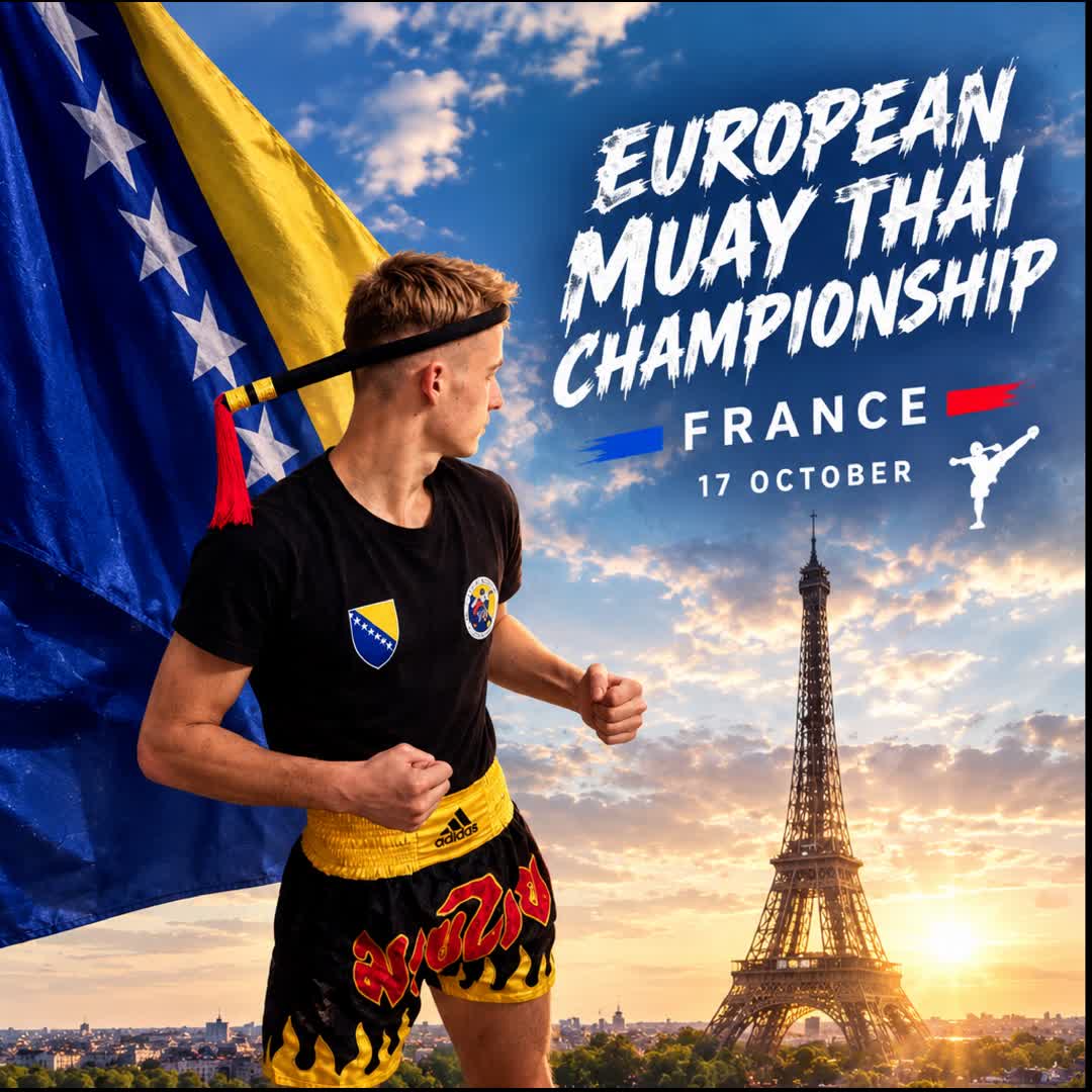 Post by Edi Muaythai: Još 22 dana do Evropskog prvenstva u Muay Thaiju. 🥊 Nakon svega što je iza mene, ponosan sam što ću imati priliku...