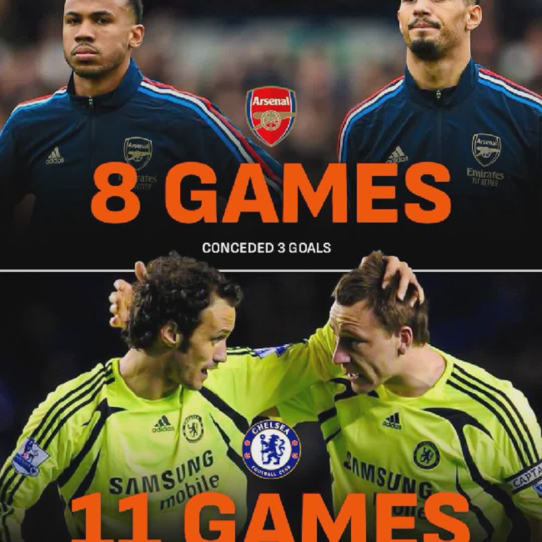 Post by Football Zone: Arsenal have reached 8 league games with just 3 goals conceded 🔴🧱 That record-breaking Chelsea team went 11 before...