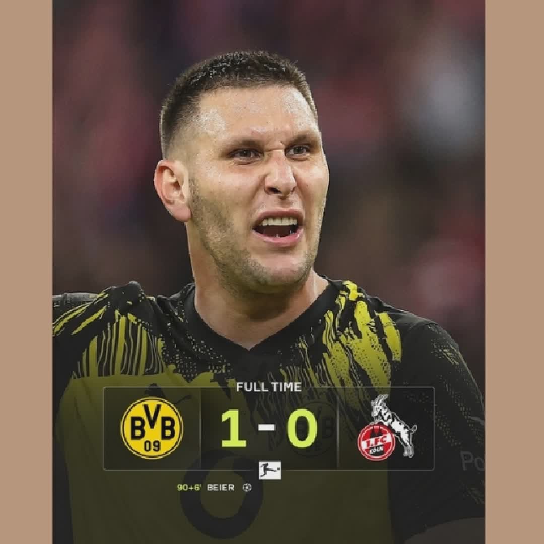Post by Sport Storm: Borussia Dortmund leave it LATE to get a win against Köln ⏱️🟡 #buzzer #Daily #fyp #sports #viral...