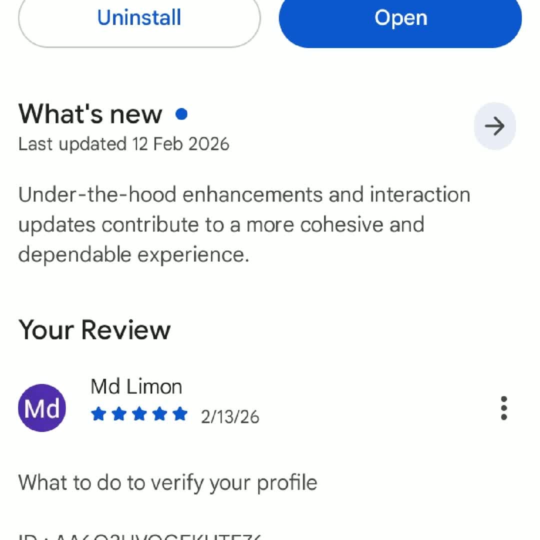 Post by Md Lemon Mia: What to do to verify your profile ID : AA6Q3UVQGEKUTF76 @awegere1219 @rahomanrakib99 @leonardo81 @samiethiopia...