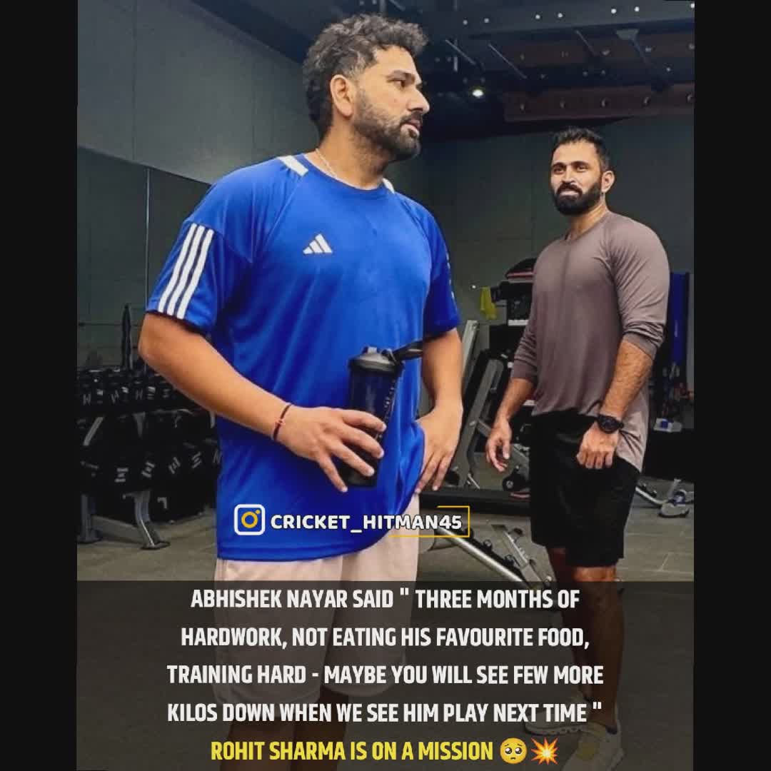 Post by Omkar Mali: Dear Rohit Nation, Let's thank Abhishek Nayar. He's truly a blessing ! Thanks for giving us our old Rohit Sharma...