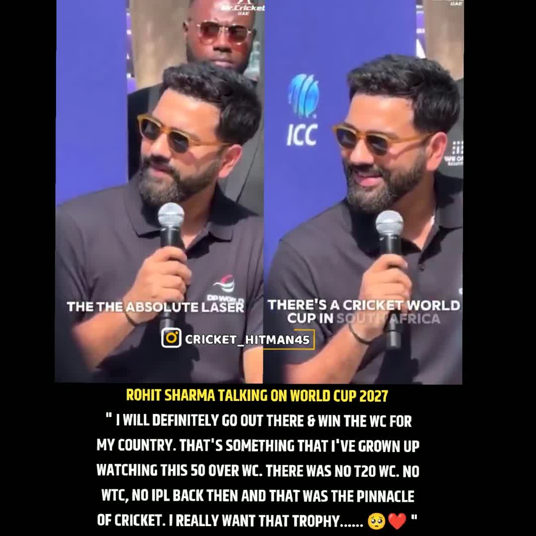 Post by Omkar Mali: Rohit Sharma is coming for 2027 world cup 🥺❤️ #buzzer #viral #fyp #sports #Daily #trending #cricket #Rohitsharma