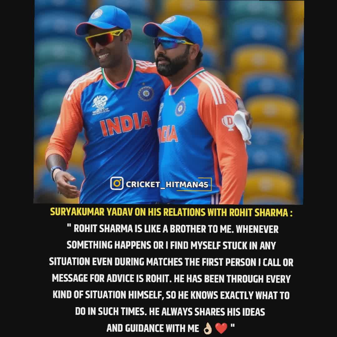 Post by Omkar Mali: The Bond between Rohit sharma and suryakumar yadav 💥❤️ #buzzer #Daily #fyp #viral #sports #cricket #Rohitsharma