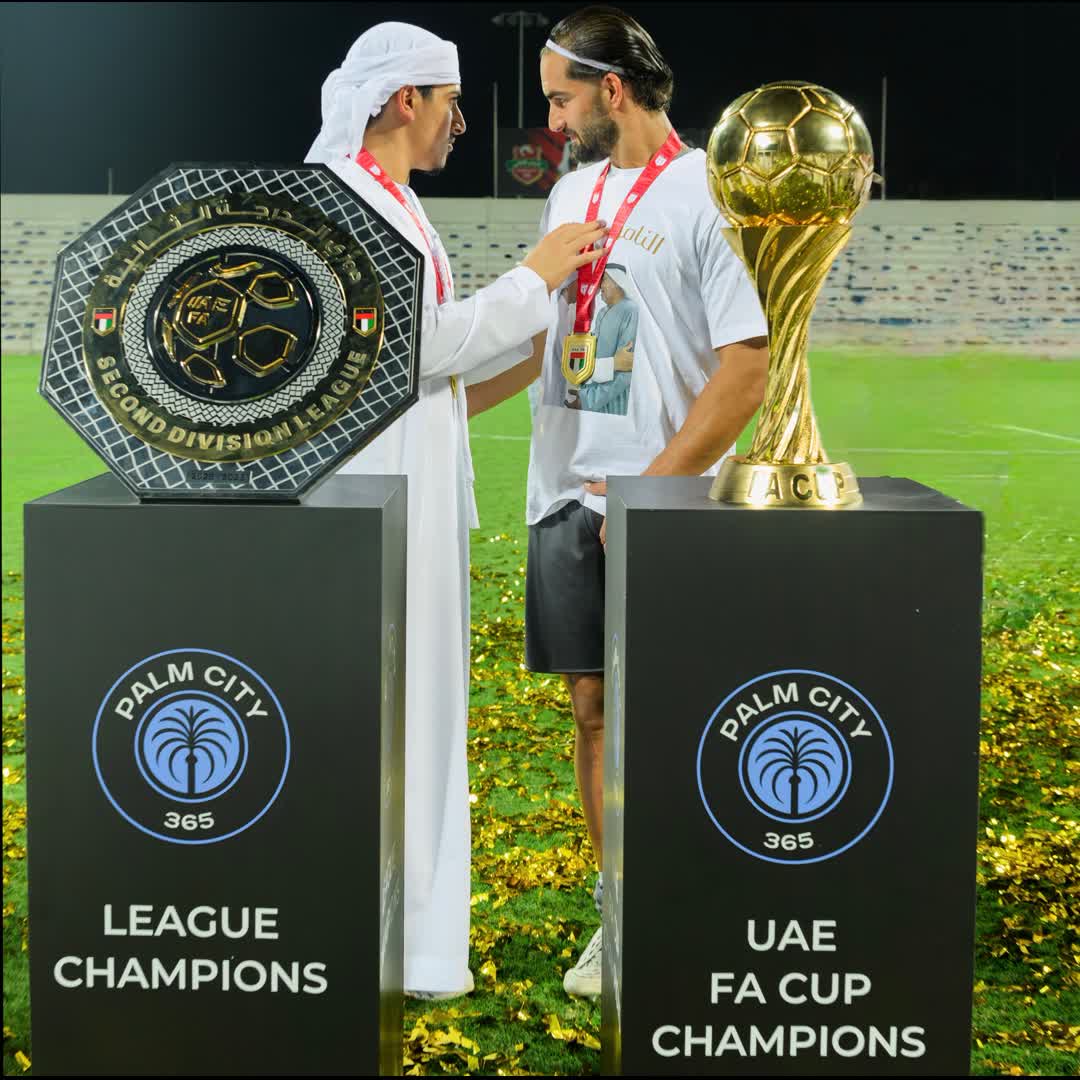Post by Matko Obradovic: Double 🏆🏆 #AllGloryToGod🙏🏼 @palmcityfc #buzzer #viral #football