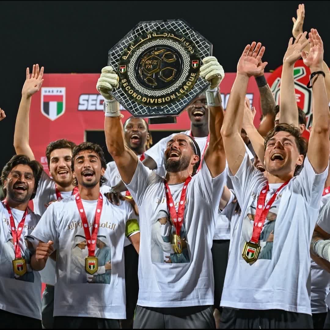 Post by Matko Obradovic: UAE Second Division Champions 🏆 Mt 19:26 🙏🏼 @palmcityfc