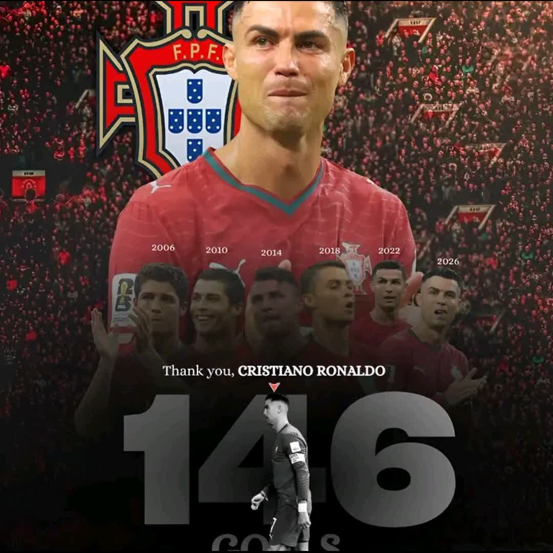 Post by Ornguga Benedict: From 2006 to 2026… a journey written in history. 🇵🇹 146 international goals. One relentless mindset. One...
