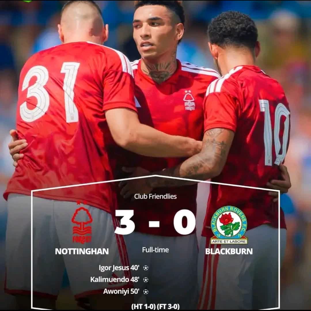 Post by Ornguga Benedict: 🏟️ NOTTINGHAM FOREST... 🌳👀Forest continue to build momentum with yet another impressive pre-season victory, and...