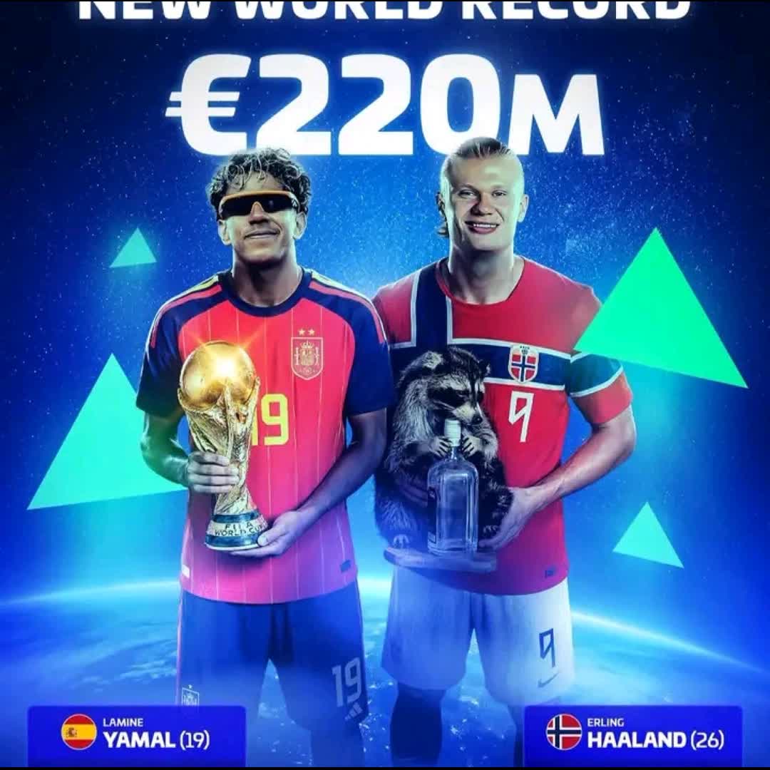 Post by Ornguga Benedict: Yamal and Haaland reaches the market value of €220M! 🔥🔥🔥 According to transfer markt, Erling Haaland and Lamine...