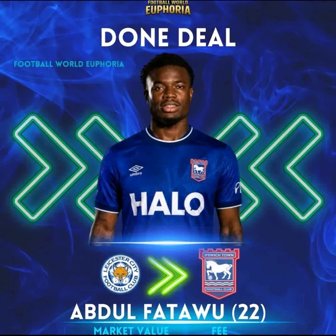 Post by Ornguga Benedict: 🚨 Transfer News 1️⃣ - ✅🇬🇭 Ipswich Town have completed the signing of Abdul Fatawu from Leicester City in a deal...