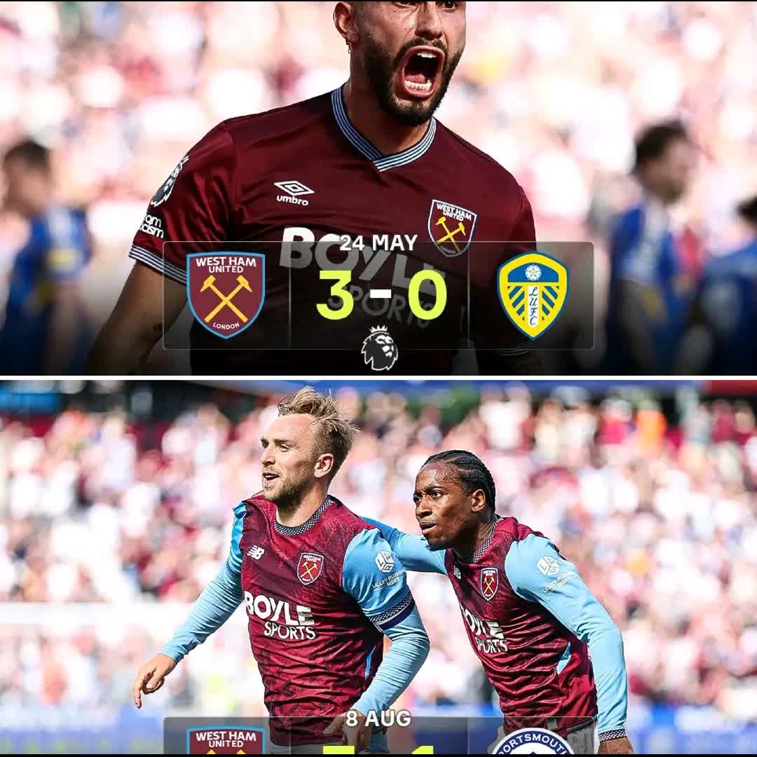 Post by Time Lalaina: West Ham come out on top in their first competitive match since being relegated from the Premier League last season⚒️