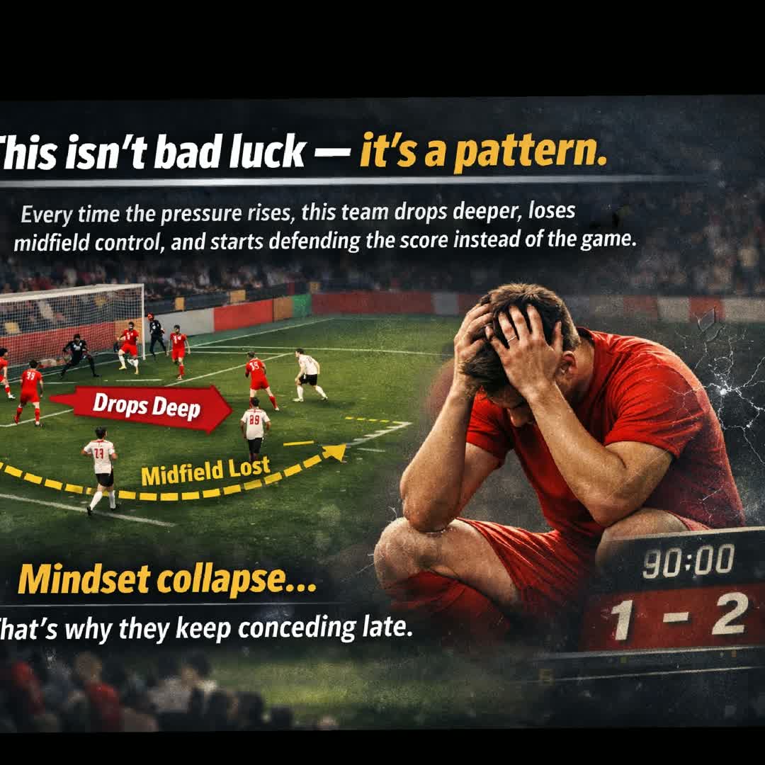 Post by Abraham W Awash: “This isn’t bad luck — it’s a pattern. Every time the pressure rises, this team drops deeper, loses midfield...