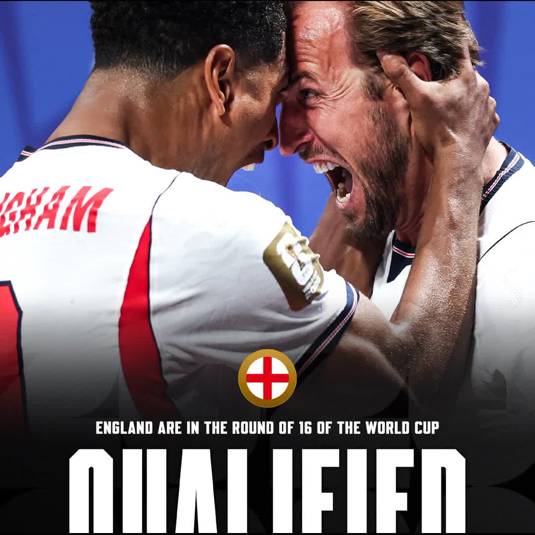 Post by Danzy Lee: 🌎🏴󠁧󠁢󠁥󠁮󠁧󠁿 OFFICIAL: England fly to World Cup RO16 #buzzer #viral #fyp #sports #Daily #football...