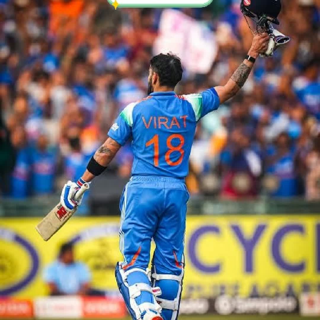 Post by shoaibnawab83 shoaibnawab83: #THE GOAT VIRAT KOHLI RULLING AT 37# 👌👌👌👌🏏🏏🏏 - Fifty vs AUS in the 3rd ODI. - Hundred vs SA in 1st ODI. -...