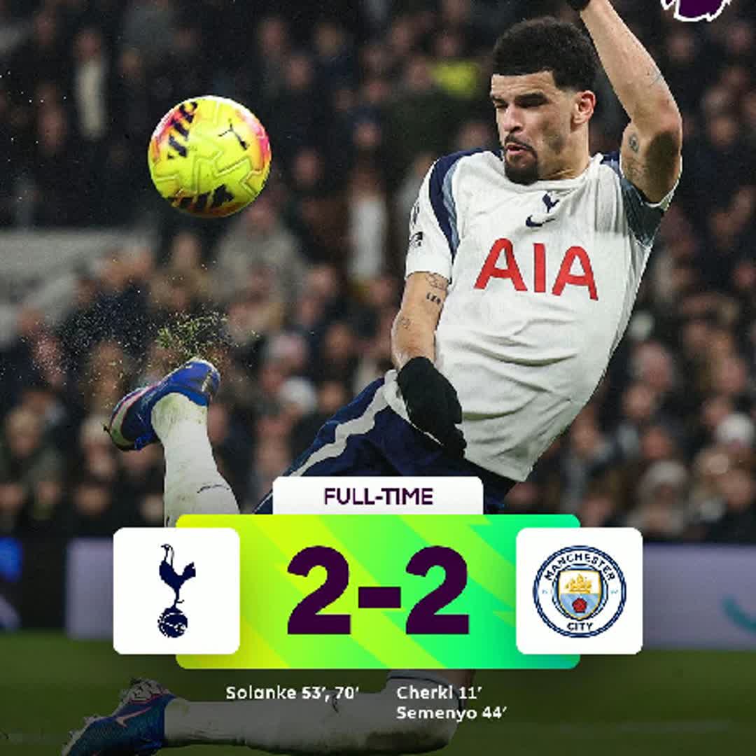 Post by Edom Adinew: Dominic Solanke put in a really strong performance for Tottenham. He worked hard from the first minute, pressed...