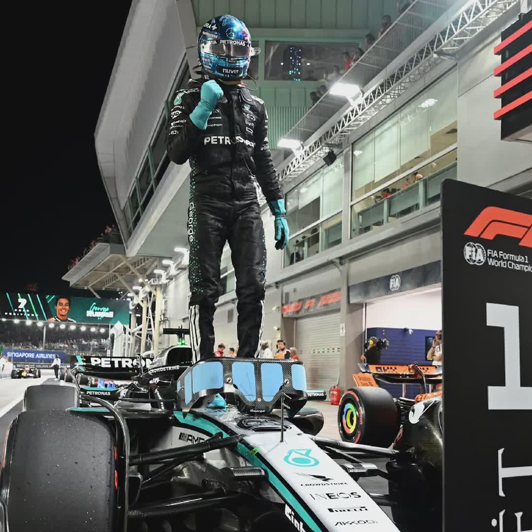 Post by Torren Morgenstern: George Russell seeks his second win of the year in Singapore, after already delivering Mercedes’ lone 2025 victory...
