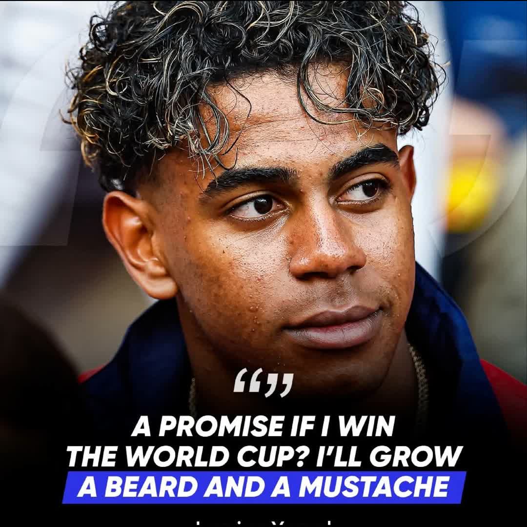Post by Nsidibe Ufia: Lamine Yamal promised to grow a full beard and mustache for ONLY THREE WEEKS if he wins the World Cup 🏆 What would...