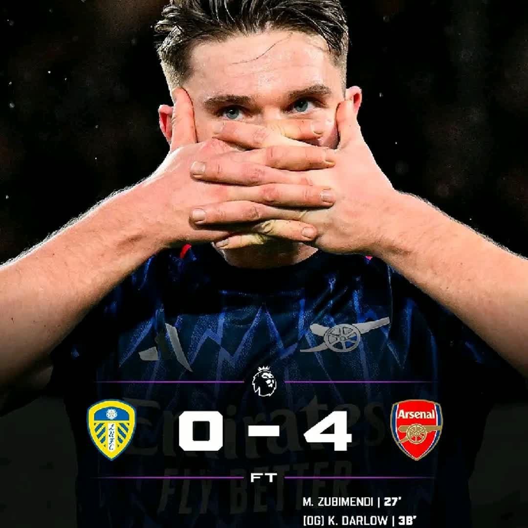 Post by Tsegab Mulatu: Leads 0 vs 4 Arsenal♥️♥️♥️ @jonephett @melkamubirhane937 @goalfans @yenesewgetnet001 @al_leader @sinteb8 @yasin13...