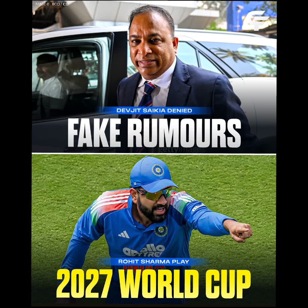 Post by Cric Facts: Rohit Sharma will Play 2027's ODI World Cup.🏆✅ 📸: ICC/BCCI/GettyImages Follow: @cricfacts.official Follow:...