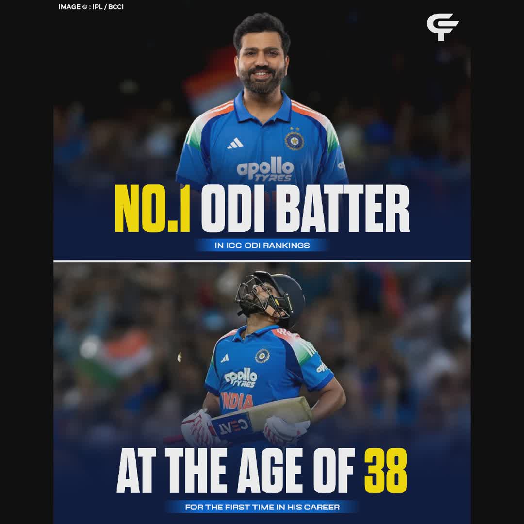 Post by Cric Facts: 𝐍𝐨.𝟏 𝐢𝐧 𝐭𝐡𝐞 𝐖𝐨𝐫𝐥𝐝! 👑 📸: ICC/BCCI/GettyImages Follow: @cricfacts.official #RohitSharma #Viratkohli...