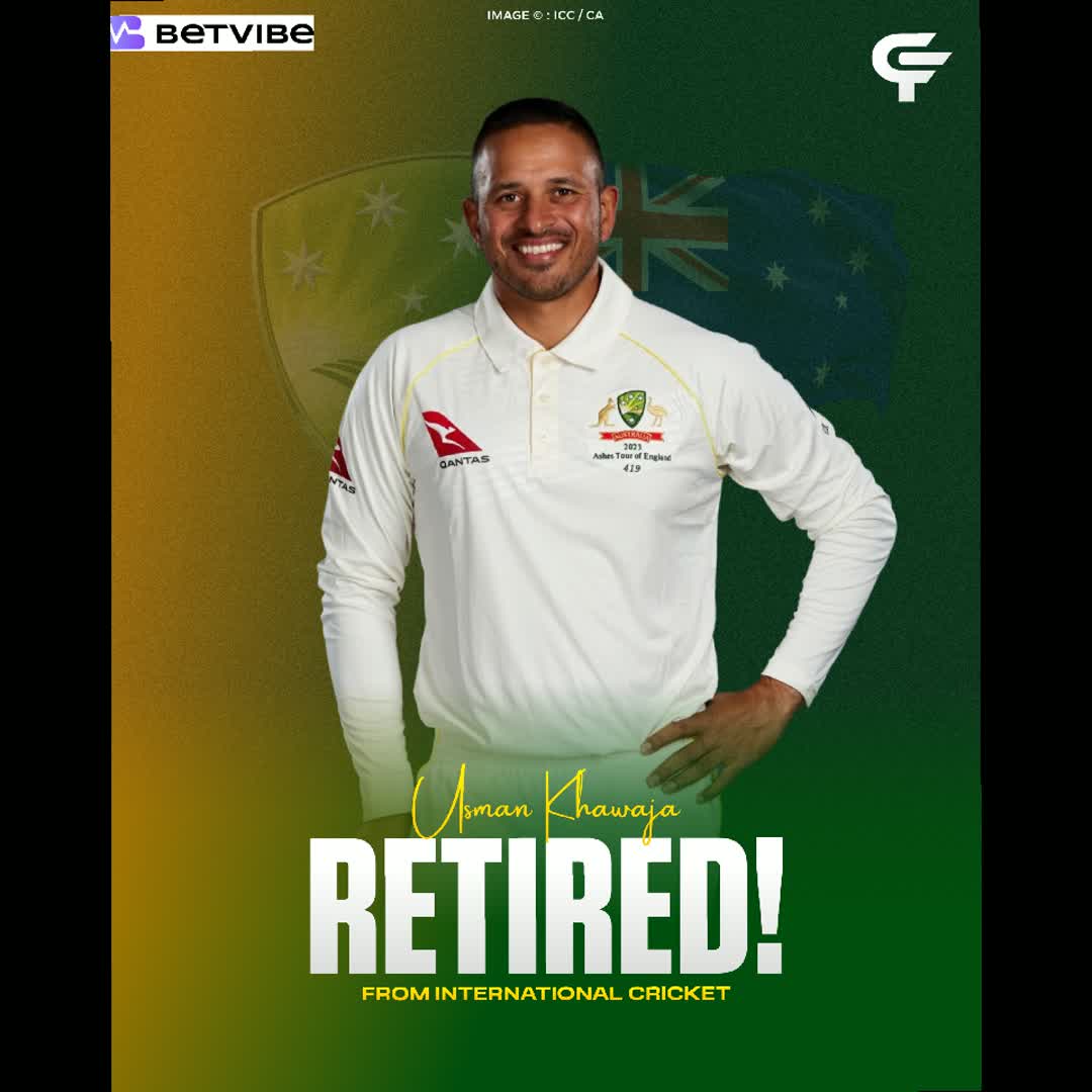 Post by Cric Facts: 🚨 Australian opener Usman Khawaja has announced his retirement from international cricket.🇦🇺 #usmankhawaja...