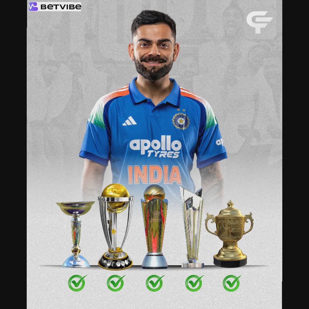 Post by Cric Facts: 𝑻𝒉𝒆 𝑴𝒂𝒏 𝑾𝒉𝒐 𝑪𝒐𝒏𝒒𝒖𝒆𝒓𝒆𝒅 𝑰𝒕 𝑨𝒍𝒍! 👑🏆✅ From U19 World Cup to IPL, Champions Trophy to World Cups...