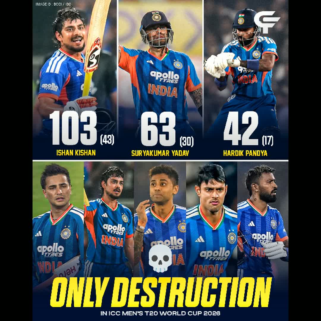 Post by Cric Facts: India are favourites for the T20 World Cup 2026 due to their squad depth and power hitting stars. 🇮🇳☠️ 📸:...