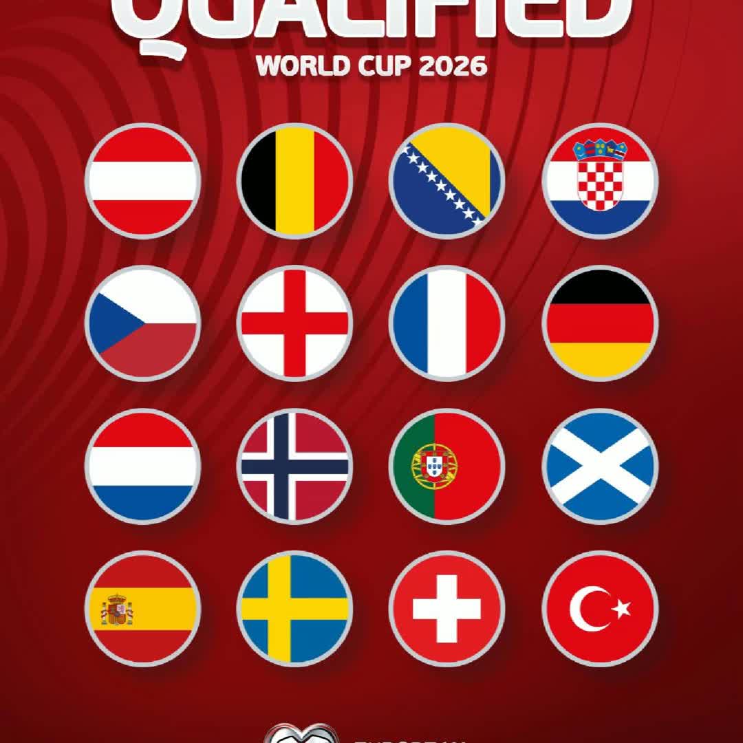 Post by Saminou Gazobi: 16 nations who have qualified for the world cup #sports #viral #buzzer #fyp #football #Daily #buzzer_fan_official...