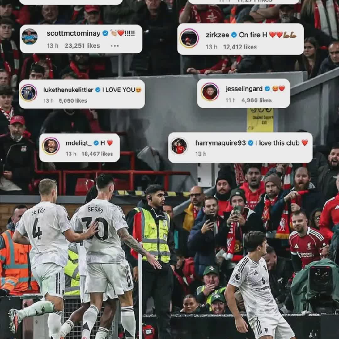 Post by Kelvin Terfa: These comments on Harry Maguire's IG post 🥰