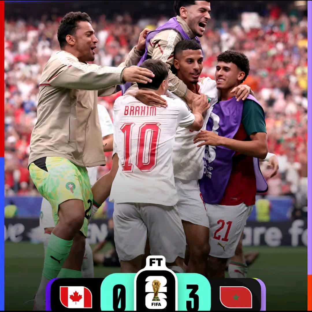 Post by Eric F6: Morocco secure their place in the last eight! 💫 #FIFAWorldCup @queenprixy1._ @nomilatifa @ghanirahman @opy148...
