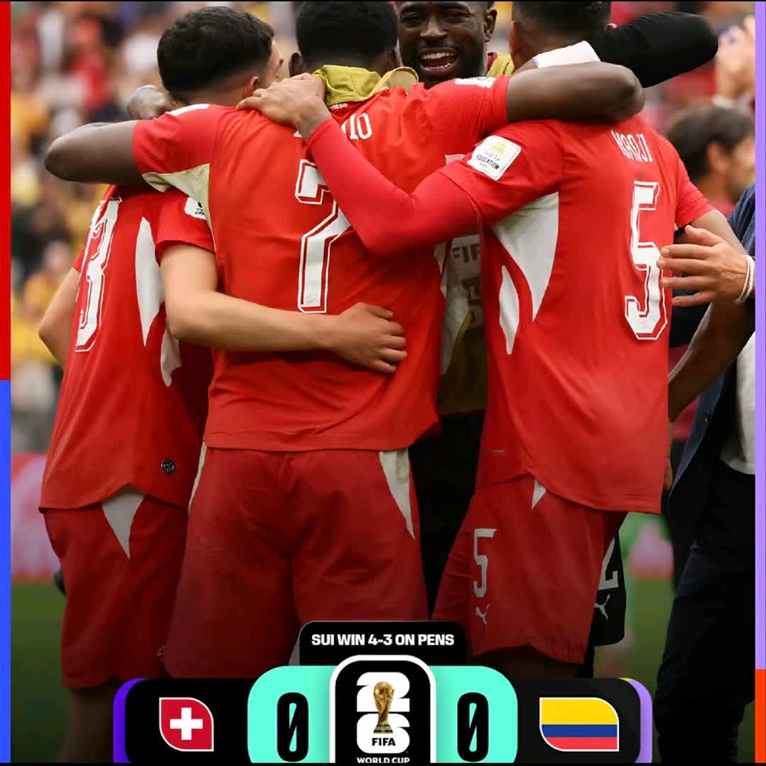 Post by Eric F6: Switzerland wins on penalties to secure a spot in the quarter-finals! #FIFA @90thminwinner @endebeso @opy148...