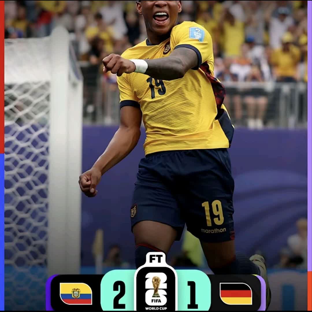 Post by Eric F6: Ecuador take their first win of #FIFAWorldCup 2026 🇪🇨 @goal_rushh @valentinfalade60 @dariuzz @ogkenzy @aliz31...