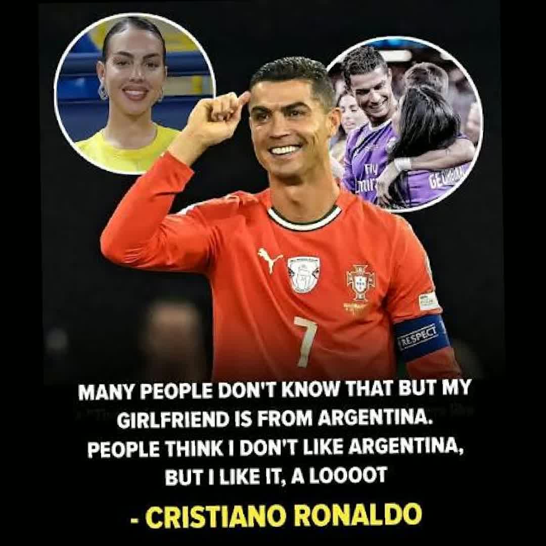 Post by Rahul Kumar: 🗣️ Cristiano Ronaldo opens up about Argentina 🇦🇷❤️ #1807 @melke12 @hotbancsports @teshaledelele306 @rokib.com...