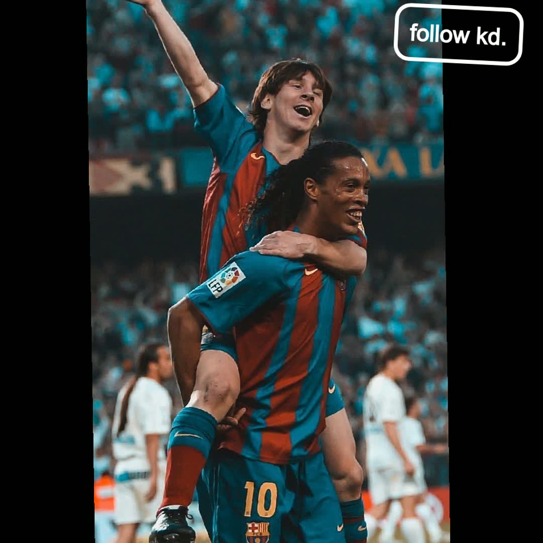 Post by K. D Football: Messi and Ronaldinho 🔴🔵🐐 @sportsamx @mohammedbuzz @lexi27 @hotbancsports @mitikubanti @antenehm48 @rational...