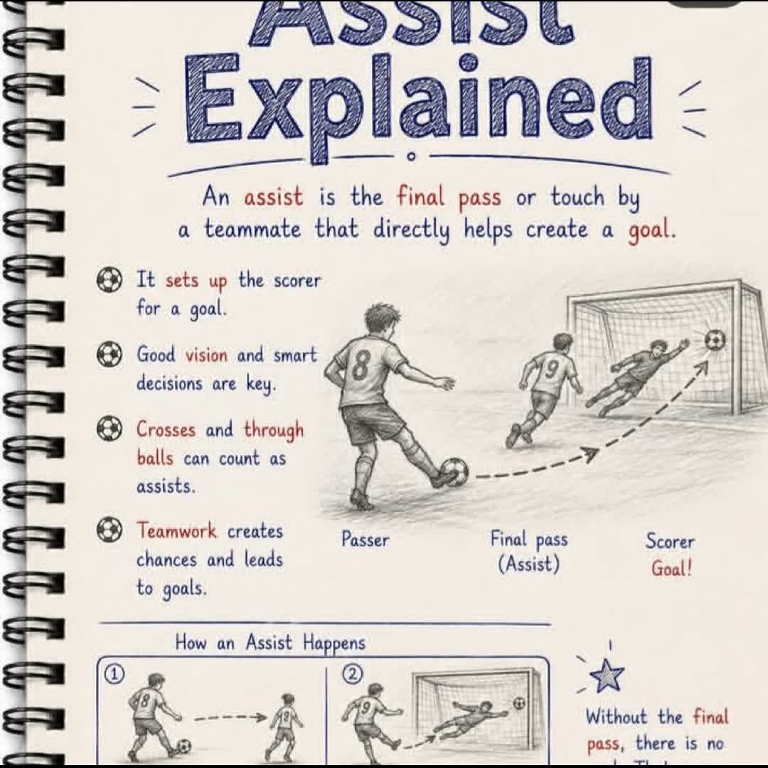 Post by Abdunasir Mikael: Basic rules of football and what does assists do? #football #Daily #sports #buzzer_fan_official #buzzer