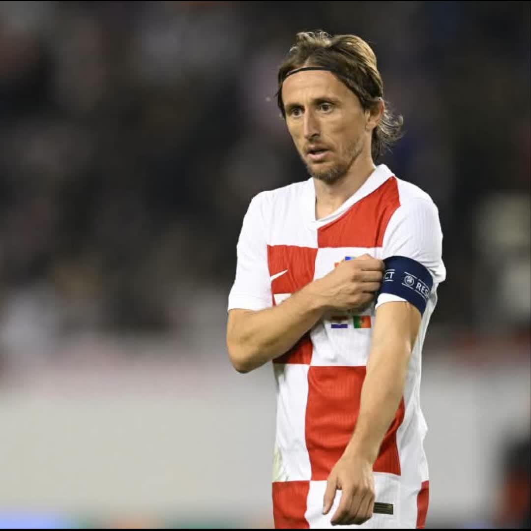 Post by Bernard Jurisic: Today against world champions Spain Luka Modrić will lead Croatia as captain for 100th time. ⚽️🇭🇷