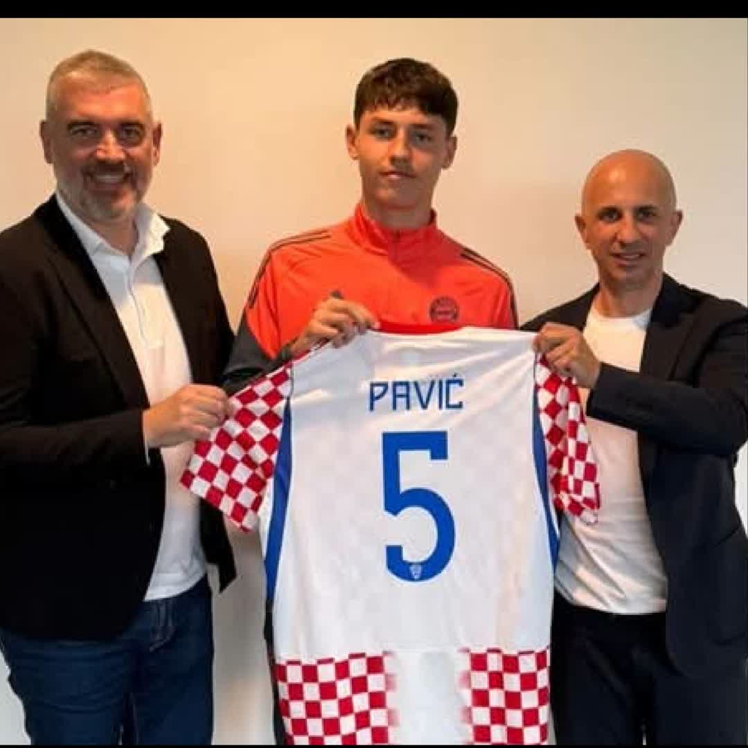 Post by Bernard Jurisic: FC Bayern future star and third-youngest debutant in Champions League Filip Pavić (16) announced to play for Croatia...