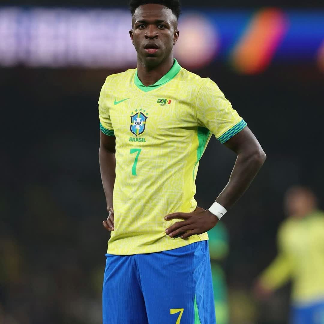 Post by Khalid Yassin: 👀 Vinicius Junior: "I think Brazil are NOT the 𝐅𝐀𝐕𝐎𝐑𝐈𝐓𝐄𝐒 for the World Cup." 🇧🇷 @museberihun74...