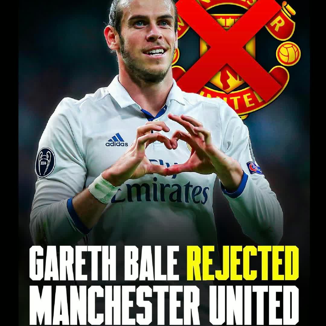 Post by Khalid Yassin: 🚨 𝐑𝐄𝐕𝐄𝐀𝐋𝐄𝐃: Gareth Bale confirms he 𝐑𝐄𝐉𝐄𝐂𝐓𝐄𝐃 Manchester United to sign for Real Madrid! 💣❌ "I...