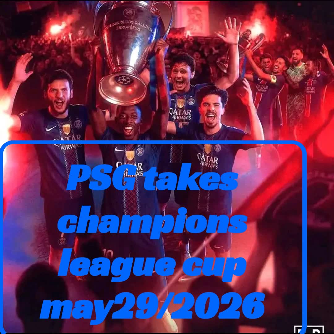 Post by yohanis alemu: finally PSG takes champions league cup 🏆 #buzzer #viral #fyp #Daily #sports #football #buzzer_fan_official #soccer...